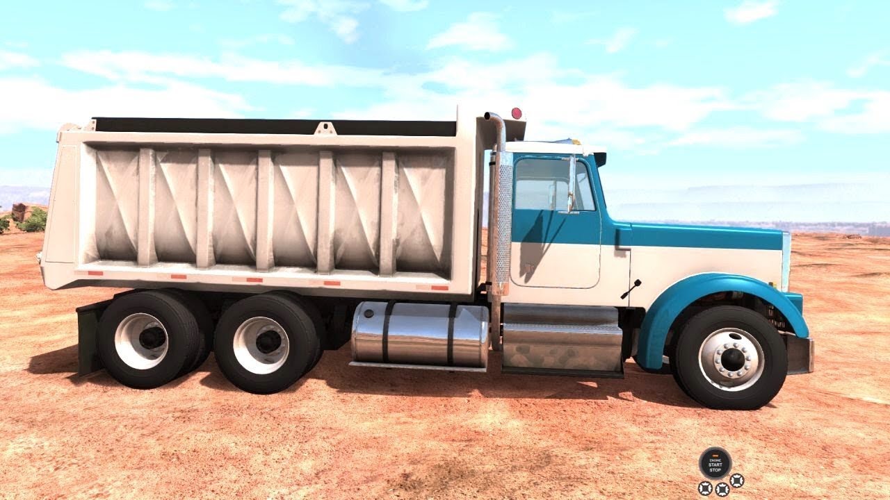 BeamNG Drive - Dump Truck Transporting a 6 Ton Rock in Utah
