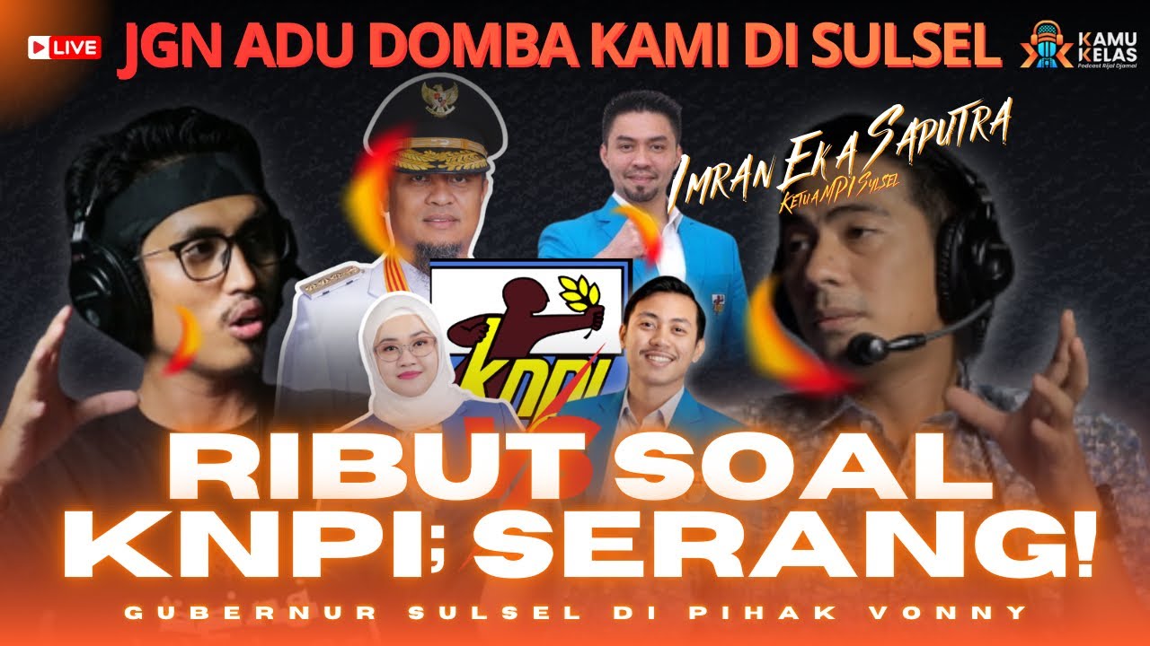 BOCORR‼️KNPI PUSAT MINTA 5M😳SIAP LANTIK KNPI SULSEL VERSI VONNY⁉️Imran Eka; Gubernur Siapkan Rujab