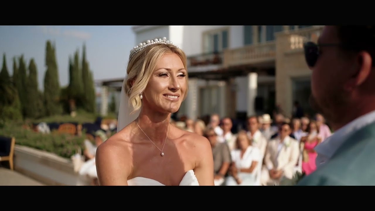 Kate & Owen &ndash; Anassa Wedding Ceremony, Entrance, Speeches, Singing,  Cake & First Dance 21.08.24