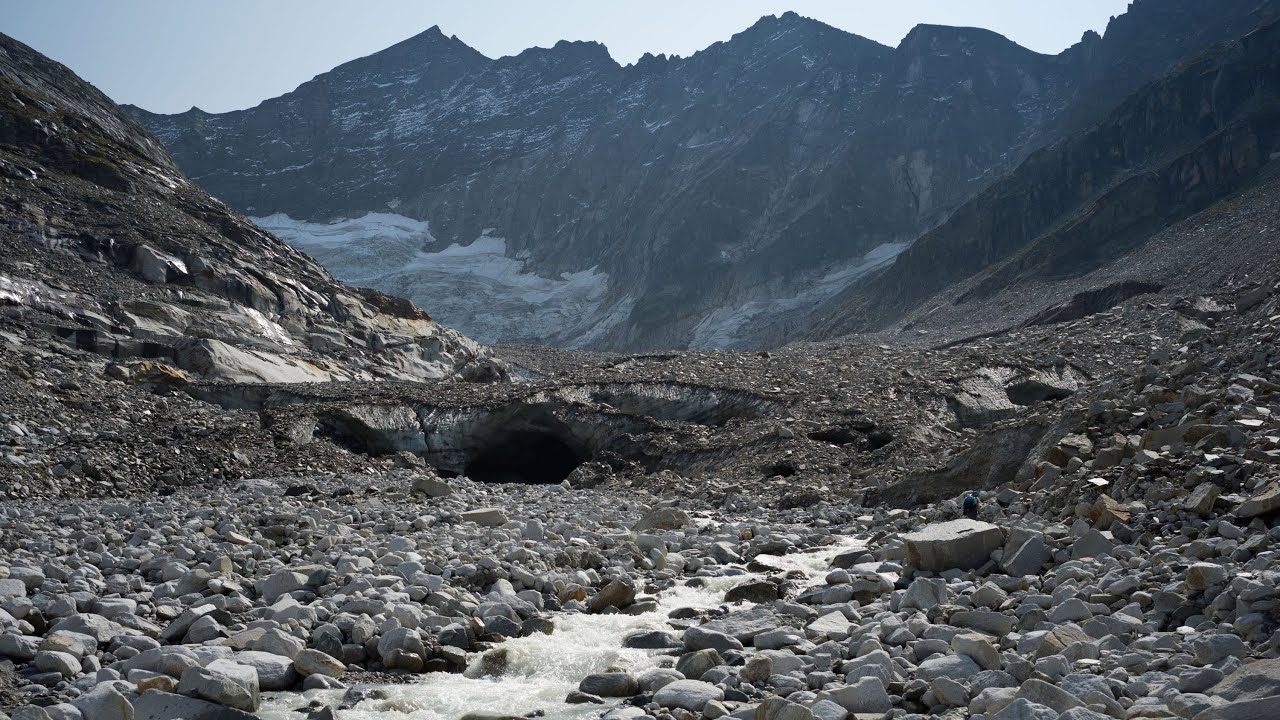 Ödenwinkel Gletscher, Weißsee, Stubachtal, Rudolfshütte, Austria, September 2020