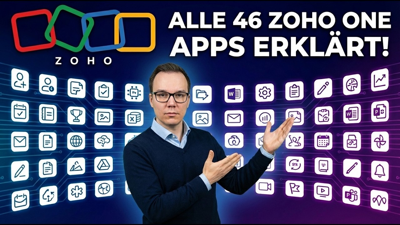 Zoho One in unter 40 Minuten: 46 Apps für dein Unternehmen erklärt