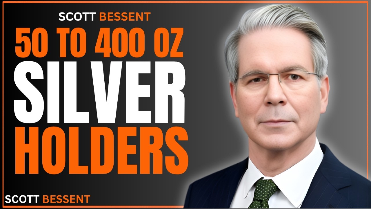 SCOTT BESSENT WEEKEND WARNING: SILVER HOLDERS ARE THE TARGET &mdash; MONDAY COULD CHANGE EVERYTHING