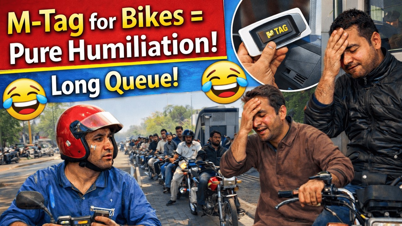 M Tag for Bikes in Islamabad | 😳 250+ People in Queue During Ramadan | Complete Procedure
