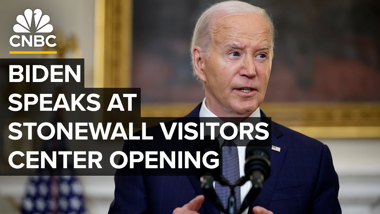 President Biden visits NYC for Stonewall National Monument Visitor Center opening — 6/28/24
