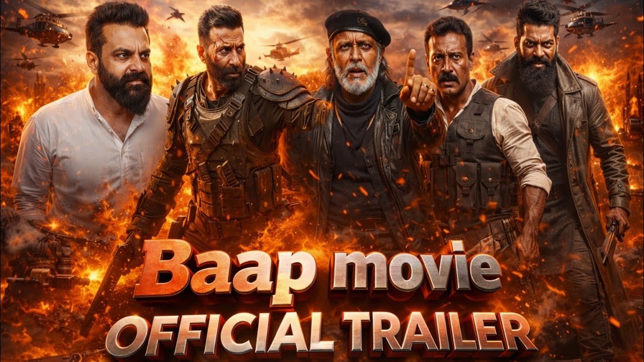 BAAP - Official Trailer | Sunny Deol | Sanjay Dutt | Mithun Da |Jackie Shroff | New Movies 2026