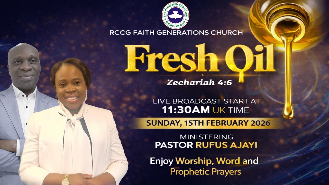 FRESH OIL // Sunday Worship & Breakthrough Service // 15/02/2026