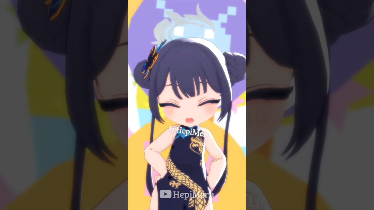 【Blue Archive MMD】愛してランデブー【Ryuuge Kisaki | 竜華キサキ】