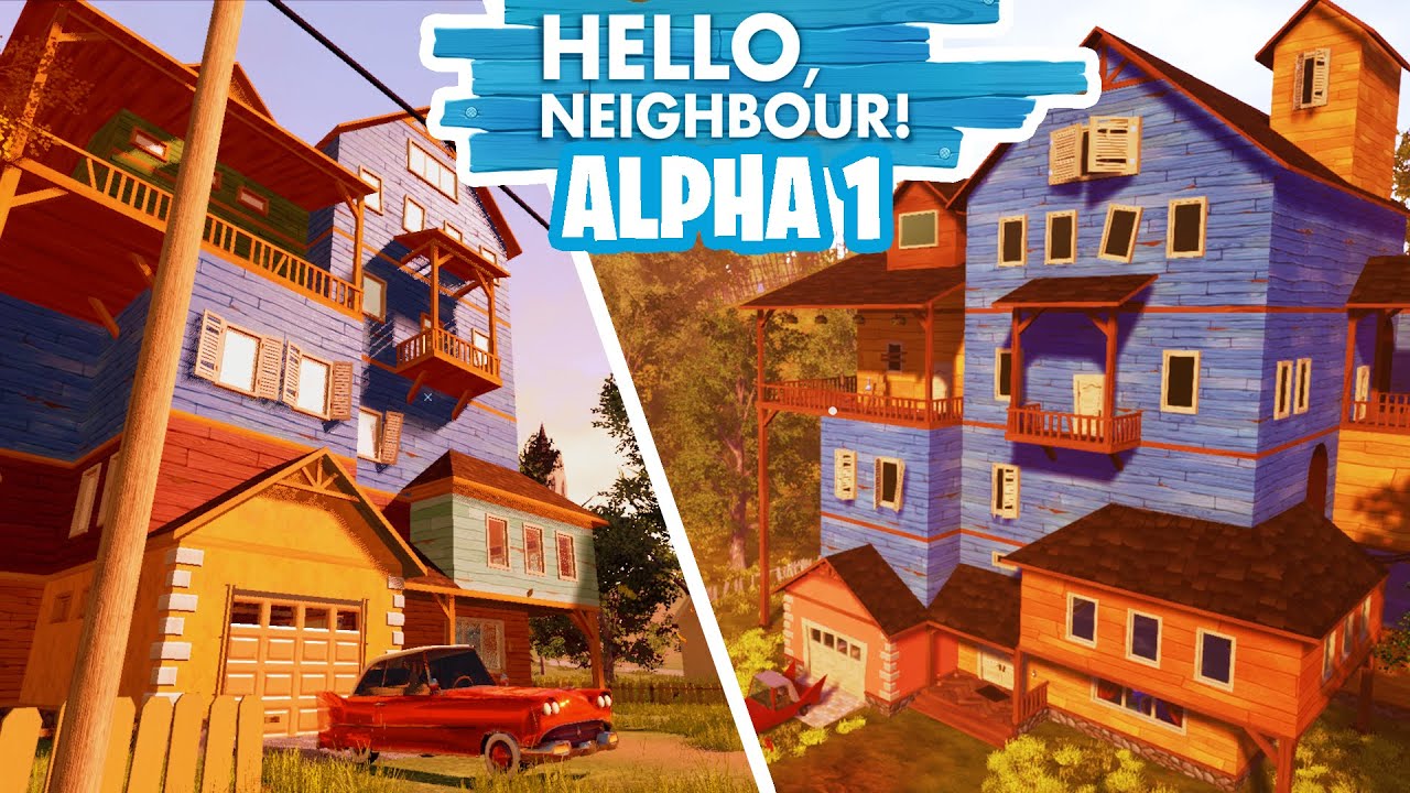 2 Hello Neighbor ALPHA 1 STYLED MODS!