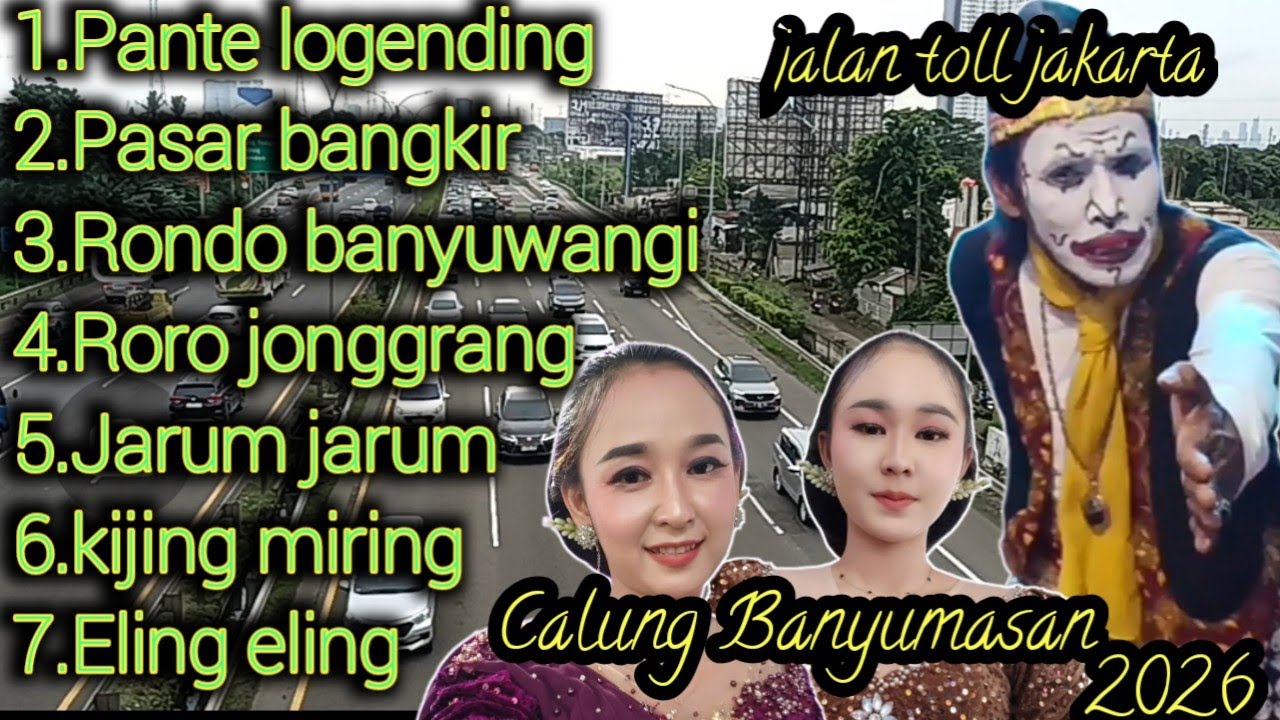 Calung banyumasan||full bass||pas buat teman perjalanan di toll jakarta_tangerang#calungbanyumasan 