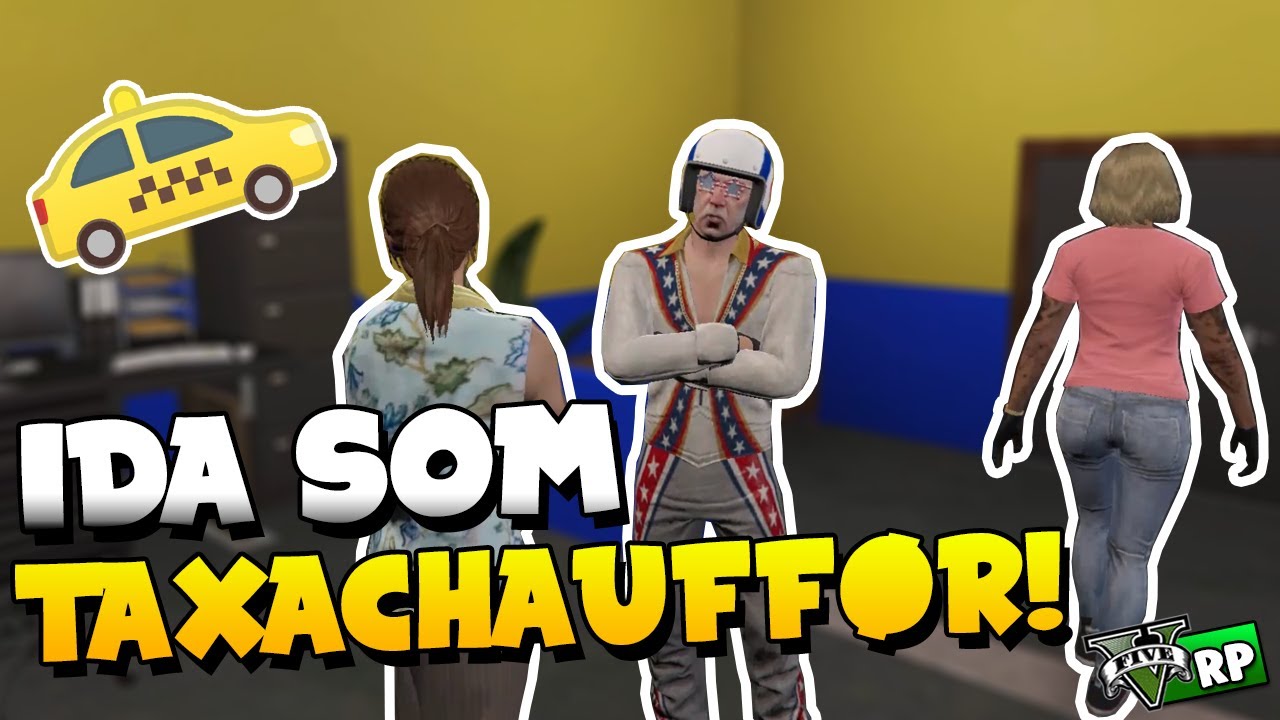 IDA SOM TAXACHAUFFØR! | GTA RP