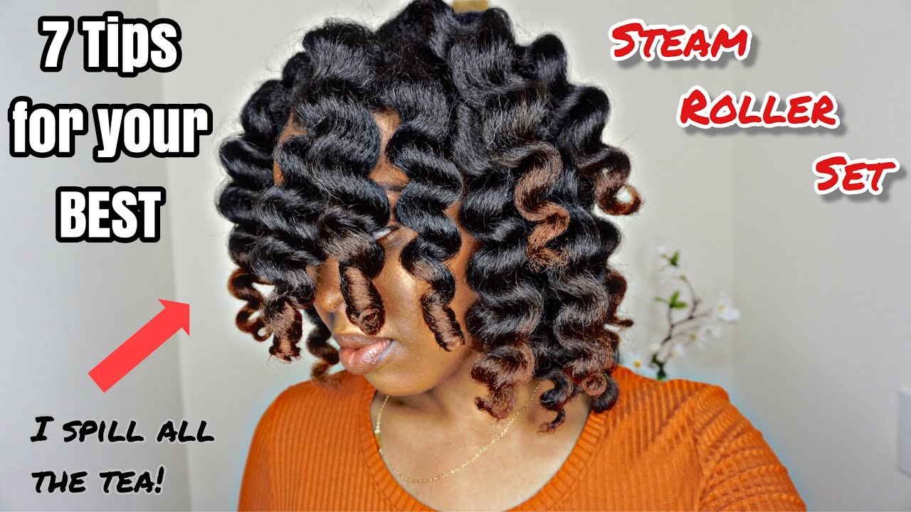 Want a POPPIN Steam Roller Set? | My Top 7 Tips for Defined Healthy Curls