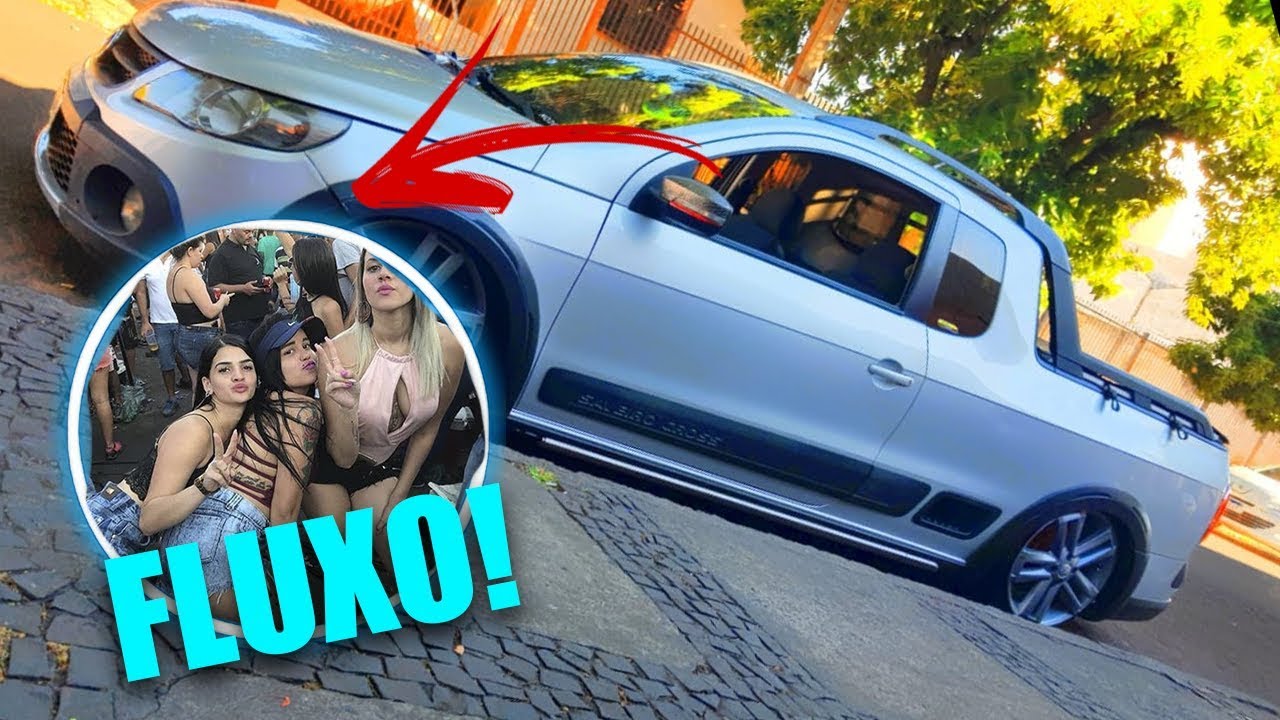 CAUSANDO COM A SAVEIRO REBAIXADA SOM FORTE NO FLUXO!!