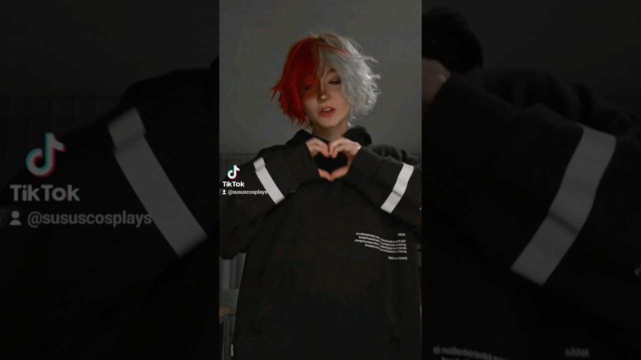 Todoroki doing this little dance is just *cheffs kiss* #bnha #mha #cosplay #viral #todoroki #anime