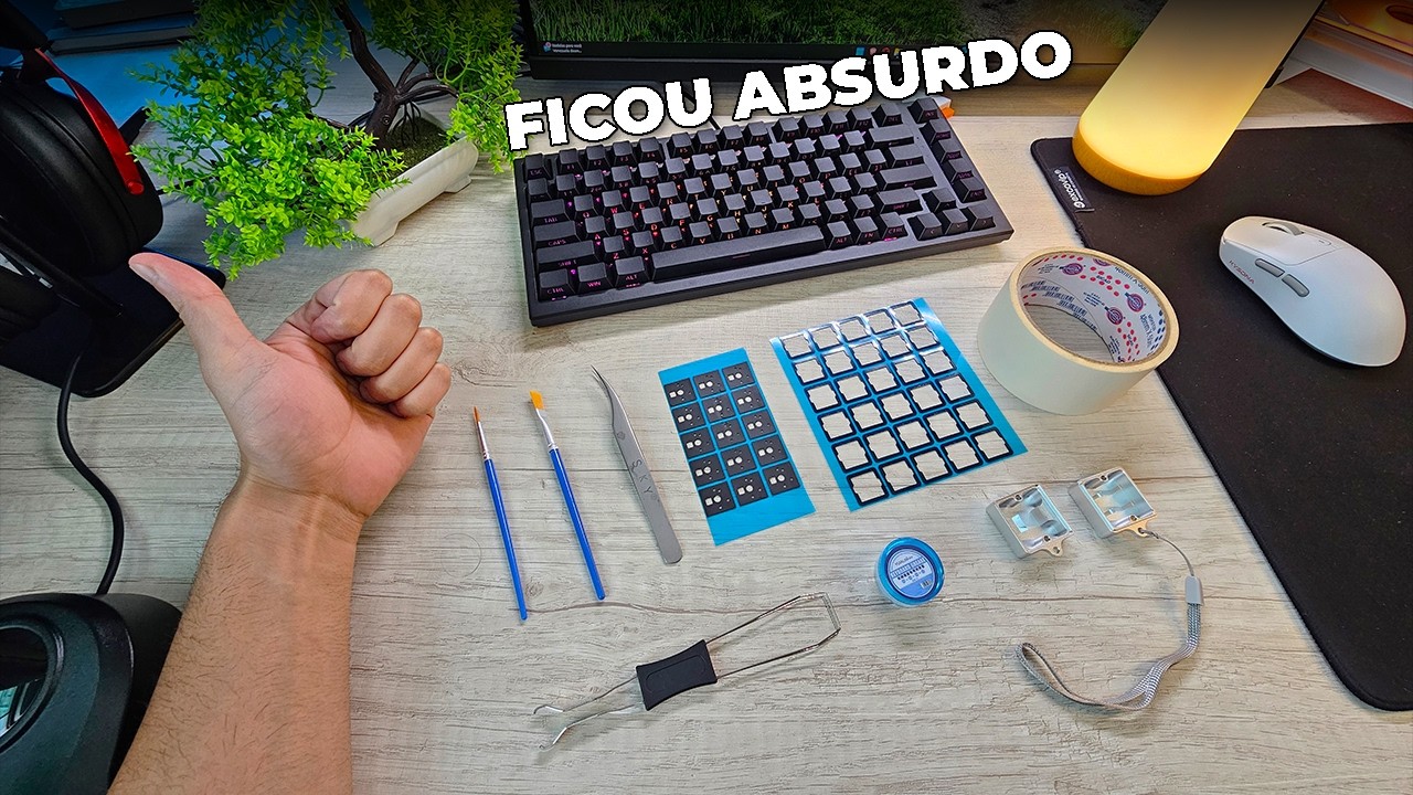 Melhorando demais o SOM do Teclado Magnético Custo Benefício TAC75 HE (ficou absurdo)