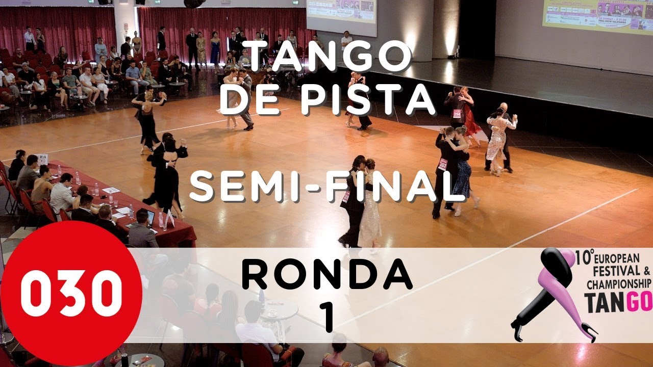 European Tango Championship 2019 &ndash; Tango de pista &ndash; Semi-Final Ronda 1