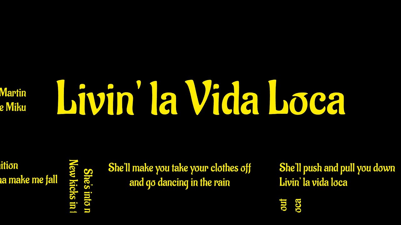 Livin' la Vida Loca (Covered by Hatsune Miku)