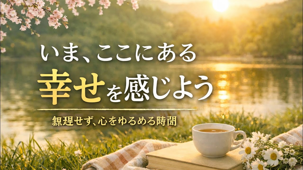 いま、ここにある幸せを感じよう｜心が疲れた日に思い出してほしいこと
