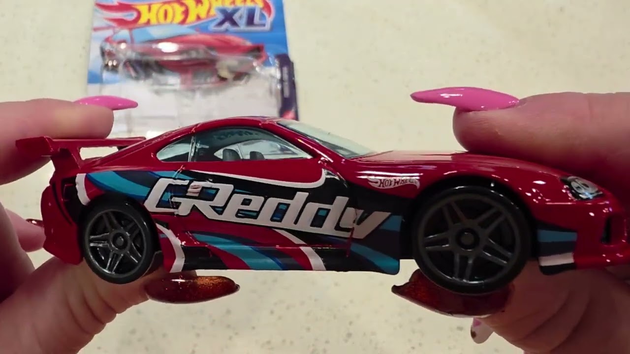Hot Wheels XL Toyota Supra Greedy Sports Car Un-Carding Unboxing Show & Tell!