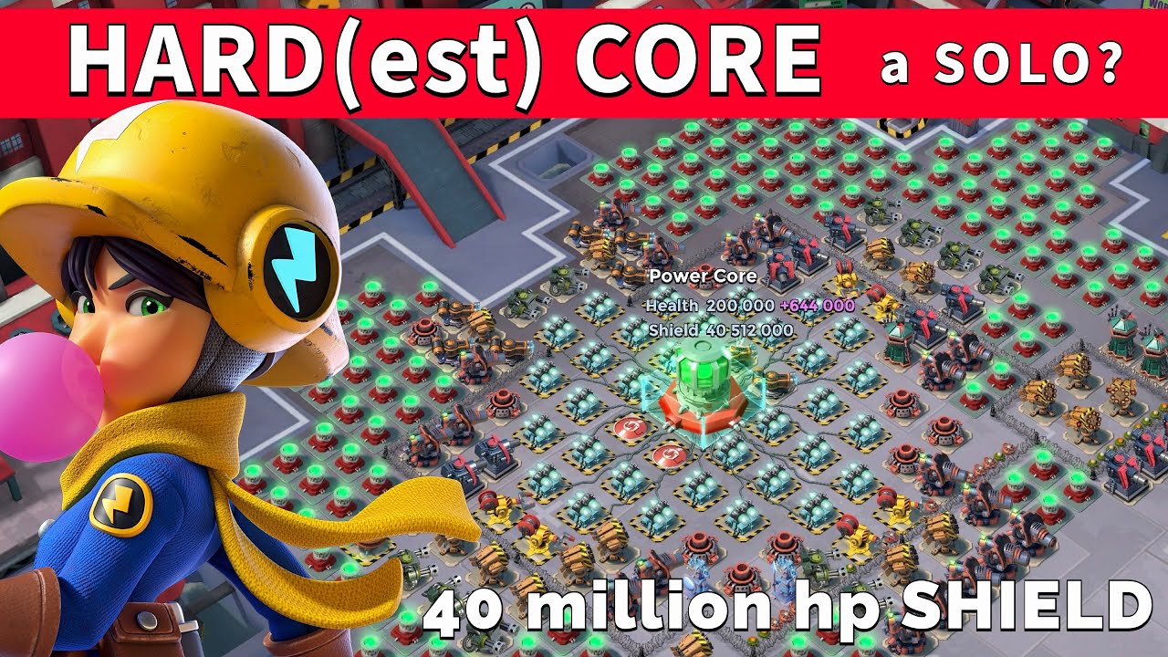HARD CORE with a 40 MILLION health points SHIELD - BOOM BEACH gameplay/operation attack strategy