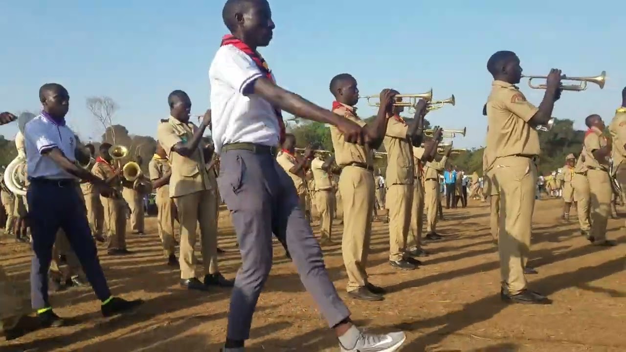 National scouts camp(2023) closing ceremony parade held at kaazi camping site.