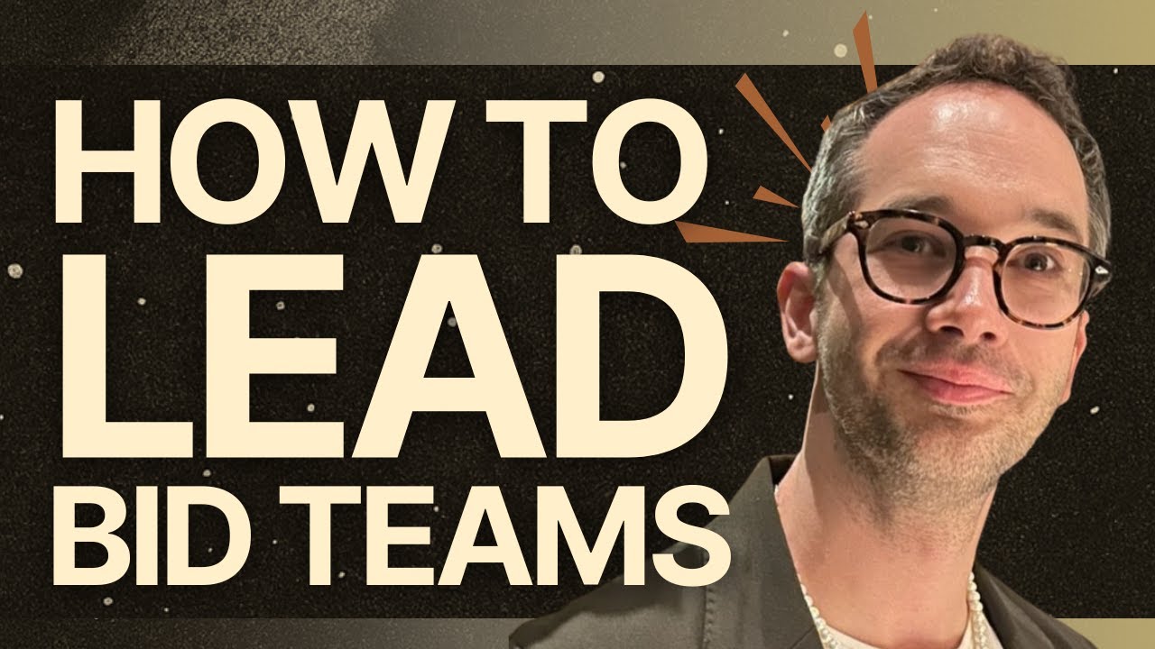 How to Lead a SUCCESSFUL Proposal Team