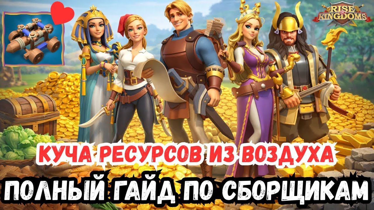ЛУЧШИЙ ГАЙД О СБОРЩИКАХ / ТОПОВЫЕ СВЯЗКИ, МАКСИМУМ ИМПАКТА, ЛАЙФКАХИ / ROK - RISE OF KINGDOMS