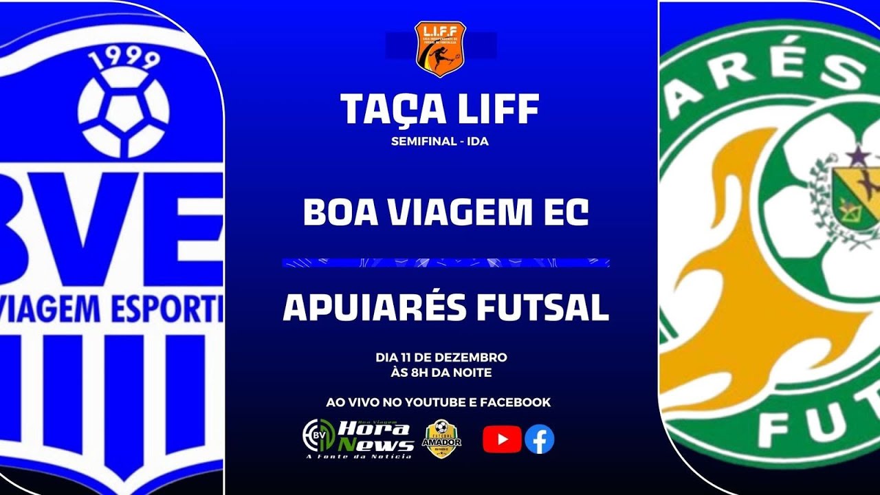 BOA VIAGEM EC X APUIAR&Eacute;S FUTSAL | SEMIFINAL (IDA) - TA&Ccedil;A LIFF DE FUTSAL 2025