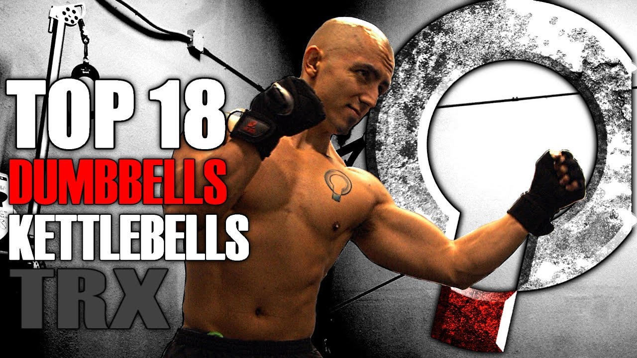 The Top 18 Kettlebell, TRX and Dumbbell CORE Exercises