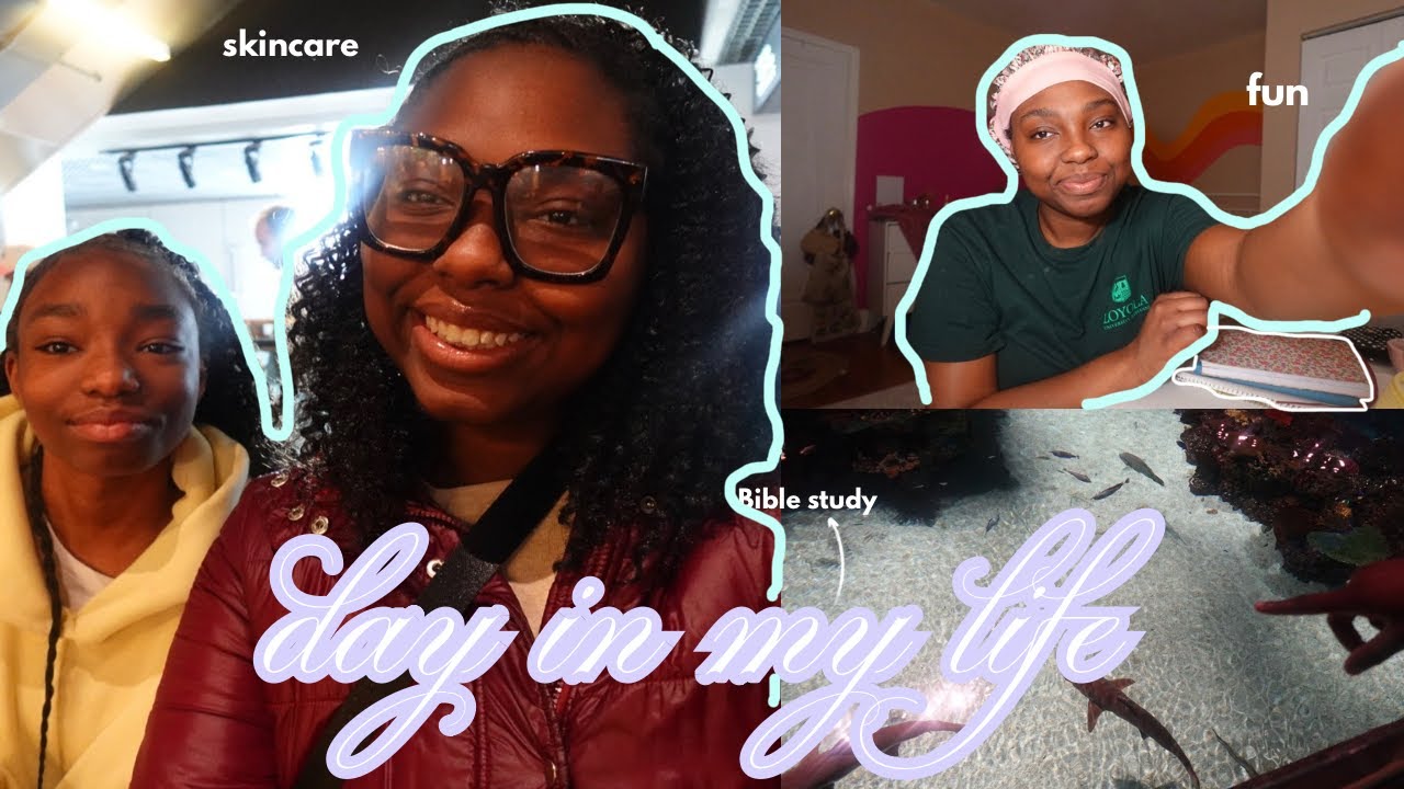 FUN DAY IN MY LIFE : skincare routine, Bible study, hanging out, planning 