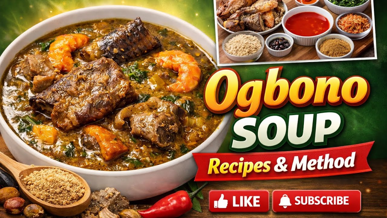 OGBONO SOUP RECIPE | EASY STEP-BY-STEP NIGERIAN DRAW SOUP