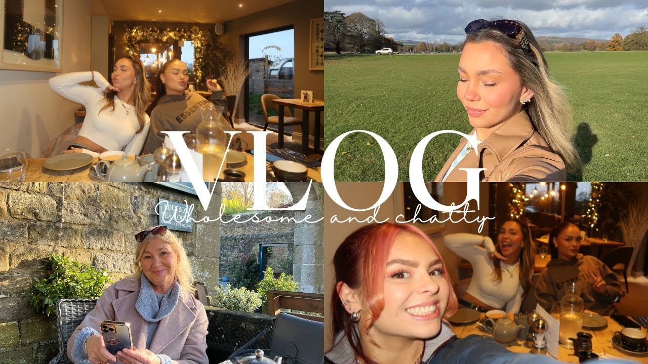 EXTREMELY CHATTY VLOG | Trips home, Christmas markets, & eating lots of fooooood! Xx