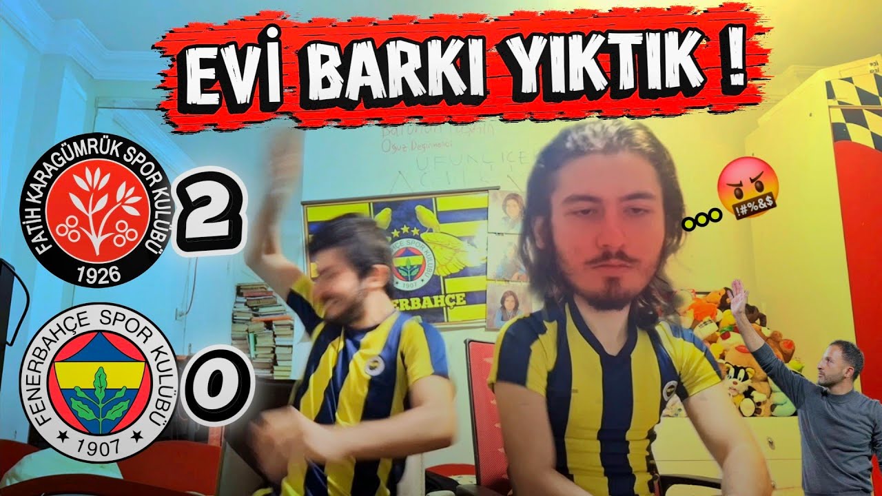 Karagümrük 2-0 Fenerbahçe l Fanatik Fenerbahçeliler İzliyor ! l Evi Barkı Yıktık !