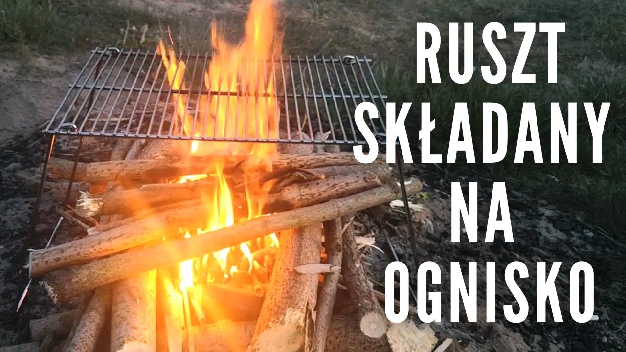 Składany ruszt grillowy, czyli wygodny spos&oacute;b na gotowanie nad ogniskiem (Przydatne w podr&oacute;ży)