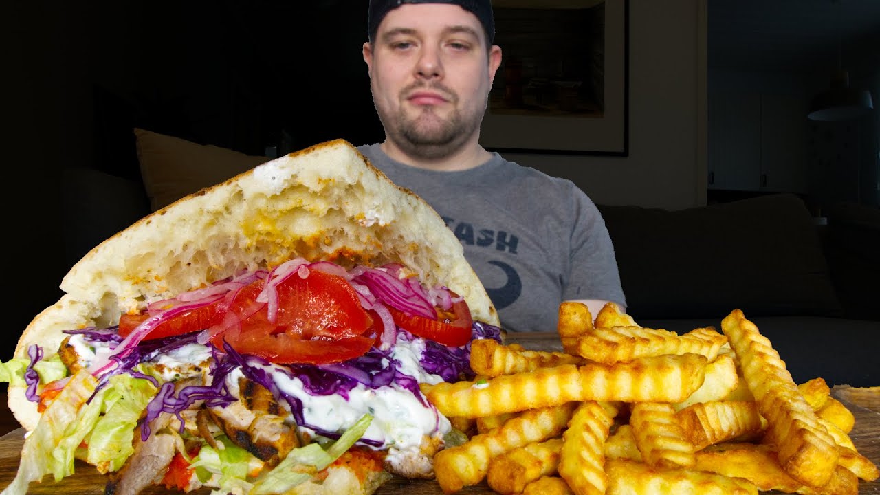 ASMR Deutsch: Doner Kebab Mukbang ASMR | Dave Kay ASMR