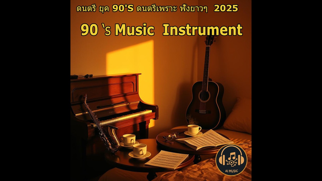 เพลงดัง ฟังเพราะ ยุค 90  : ดนตรี ยุค 90'S ดนตรีเพราะ ฟังยาวๆ  2025   ไม่มีโฆษณา