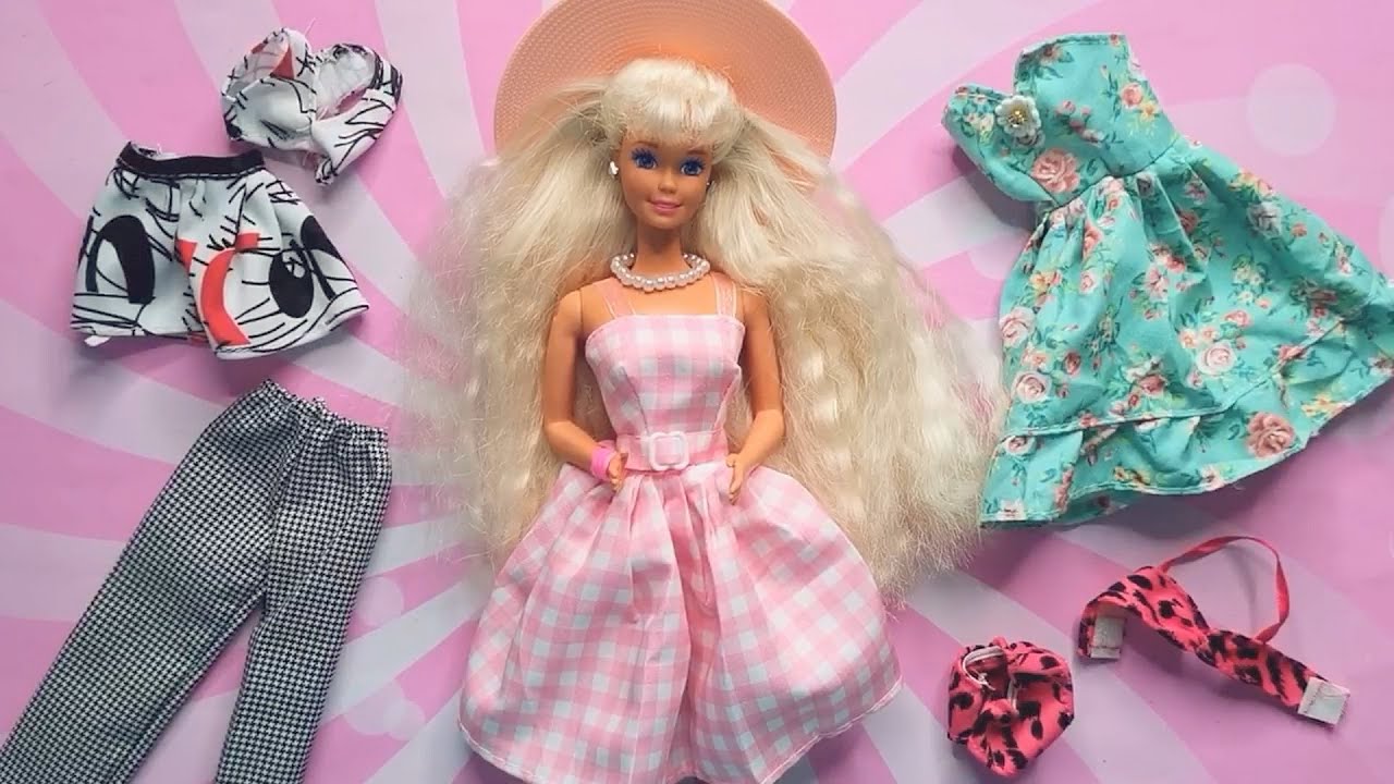 Распаковка и примерка кукольной одежды с АлиЭкспресс👗Платья для Барби AliExpress