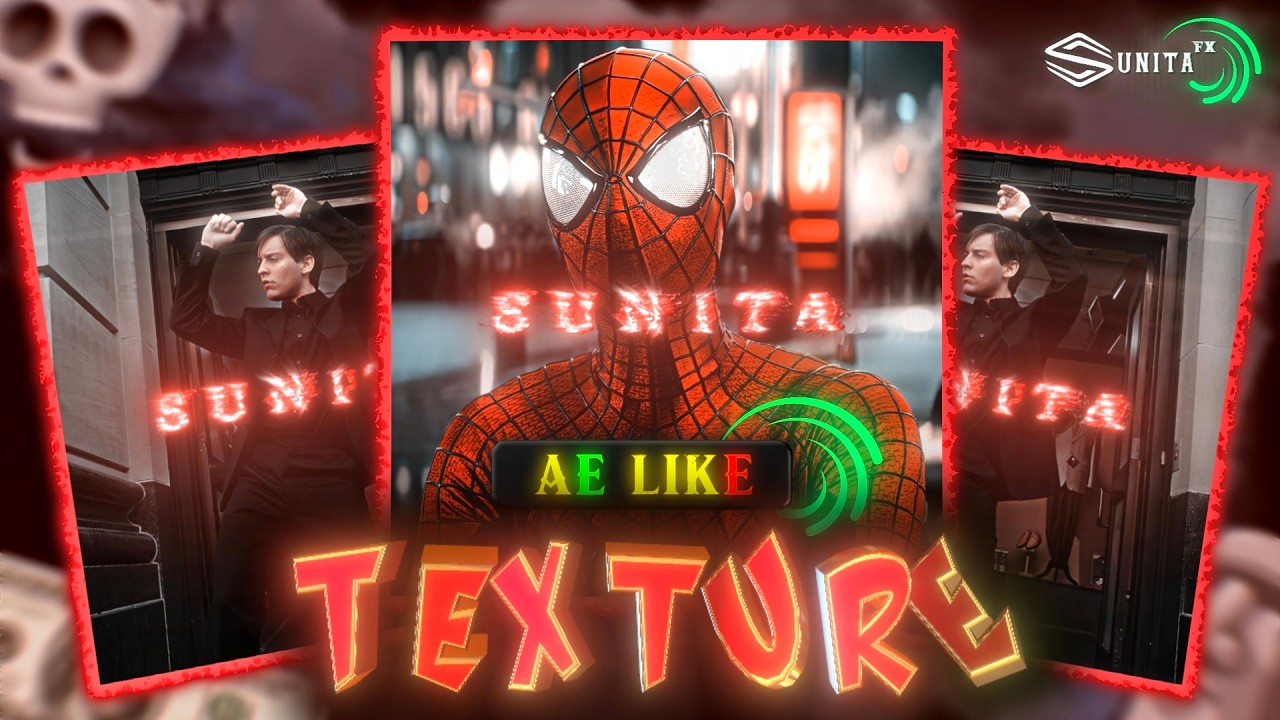AE Like Advanced TEXTURE TEXT Animation In Alight Motion 🔥 | Free XML + Tutorial