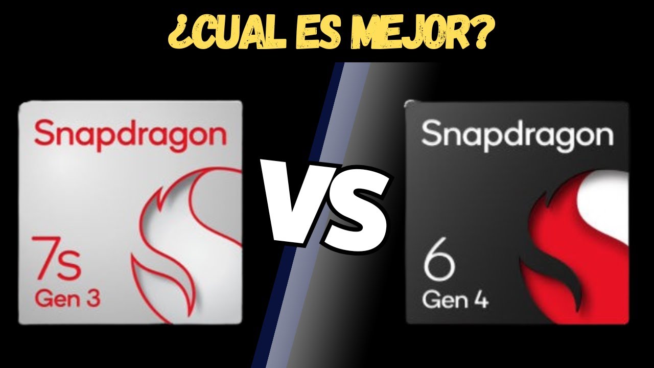 SNAPDRAGON 7s Gen 3 vs SNAPDRAGON 6 Gen 4 - Cual es mejor?