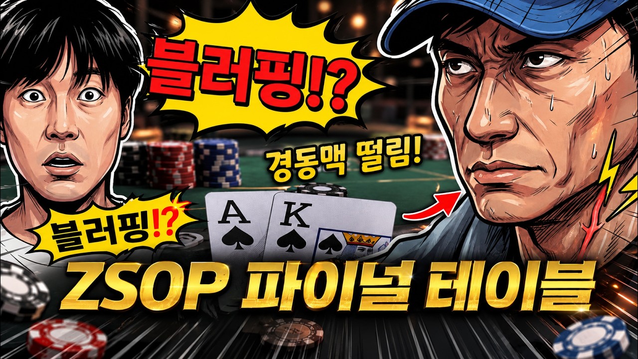😀ZSOP 파이널 진출했는데 상대의 경동맥 떨림을 봤습니다 굿폴드 EP4 #ZSOP