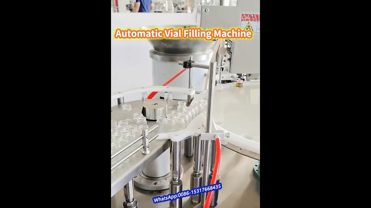 Automatic Vial Filling Machine - Pharmaceutical Industry #pharma #vial #pharmaceuticalindustry