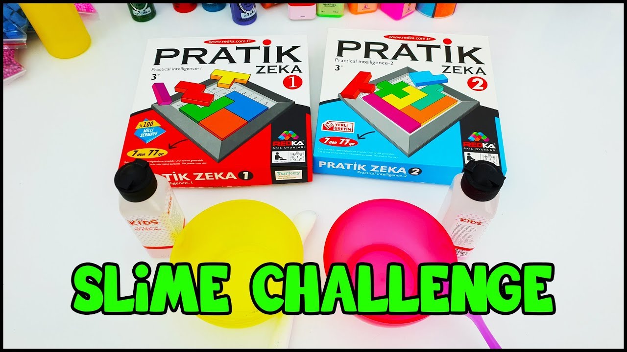 İyi Malzeme Kötü Malzeme Slime Challenge - Pratik Zeka Oyunu Oynadık - Vak Vak TV