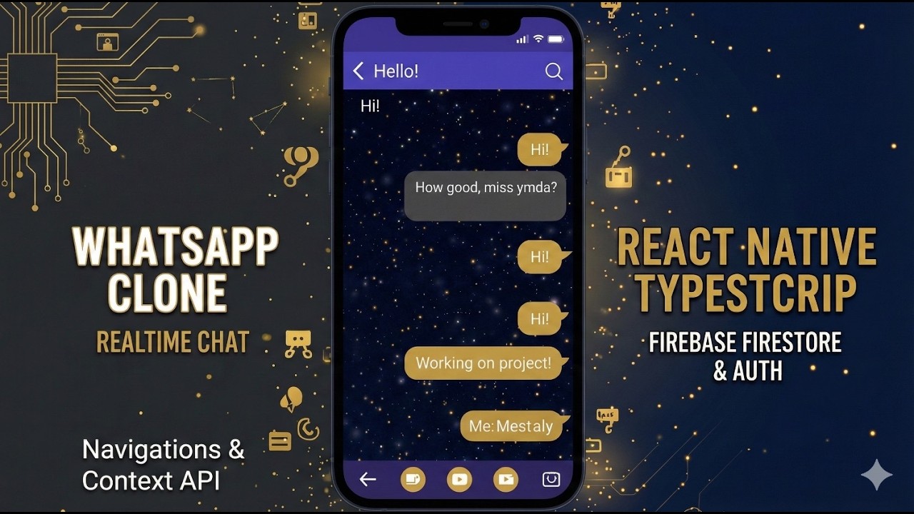 3. FireBase | Firestore | WhatsApp Clone | React Native | TypeScript