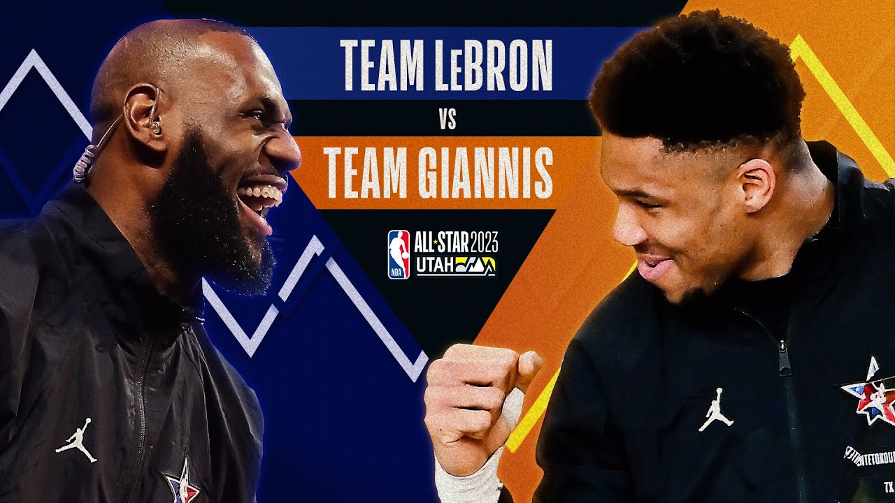 O Draft IN&Eacute;DITO e COMPLETO de LeBron e Giannis no All-Star!