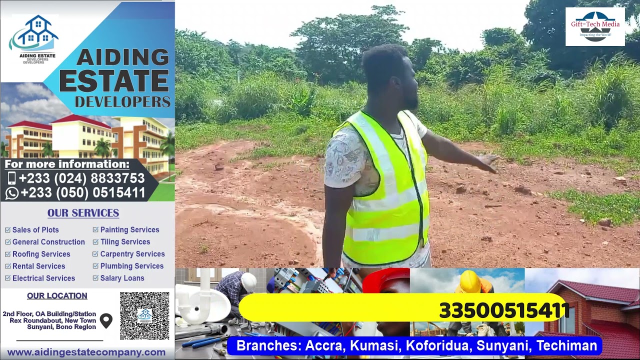 Very Cheap Plots of land on Sunyani-Kumasi Road -  Akan (Twi)