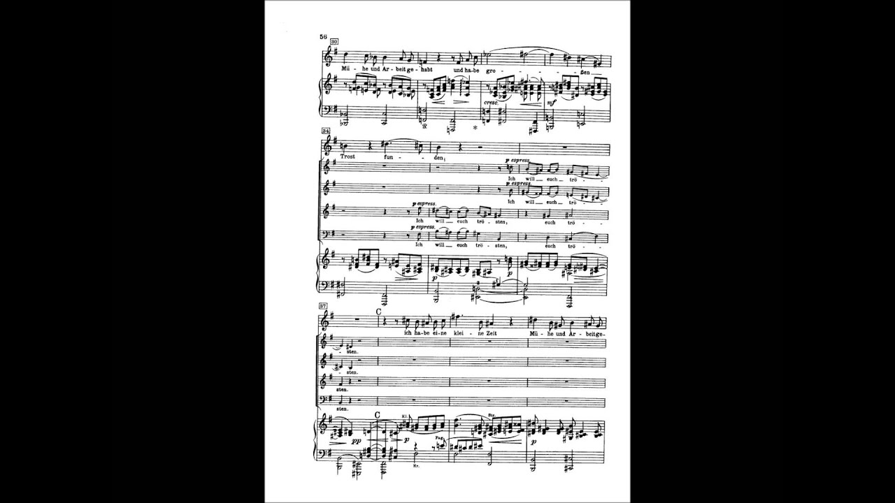 Brahms: Deutsches Requiem 5th movement (Tenor)