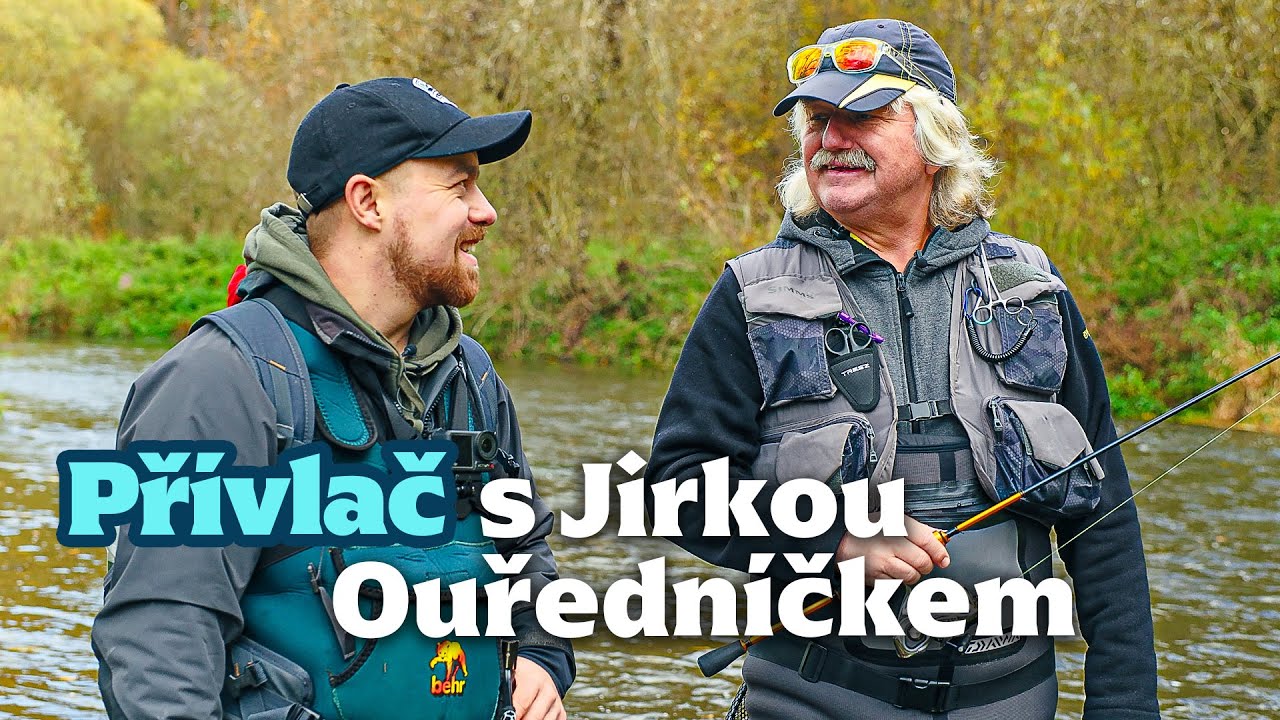 Přívlač s Jirkou Ouředníčkem na Sázavě. Teče mi do broďáků a kameraman ve vodě! Rybaření v ráji