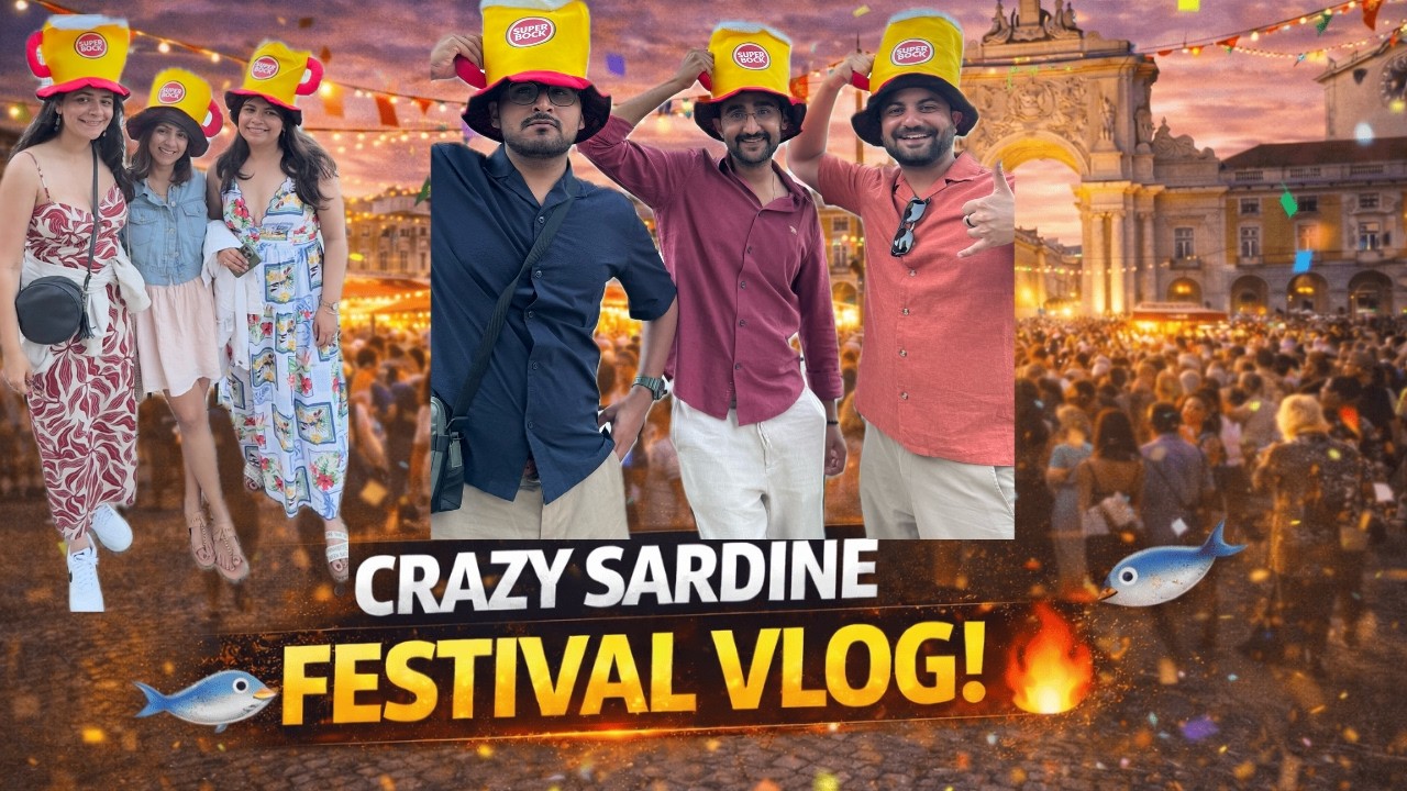 We Left Albufeira for THIS… Lisbon’s Wild Sardine Festival 🇵🇹🔥