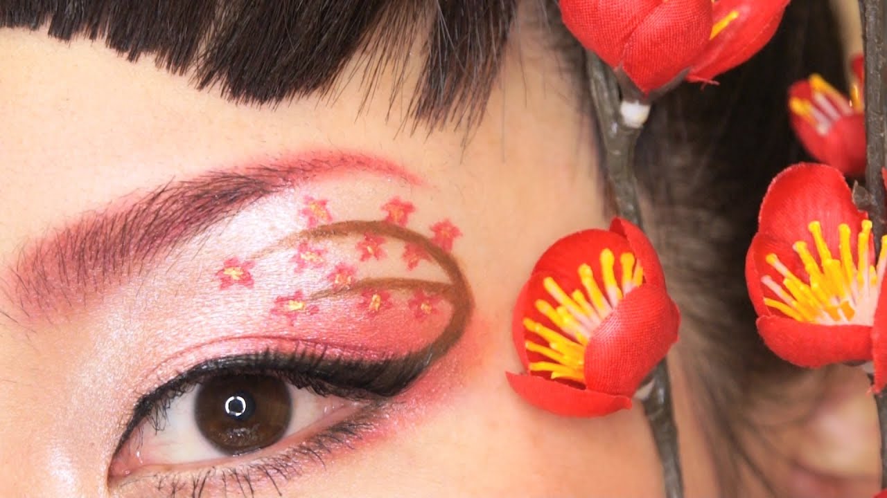 Japanese New Years Makeup ~ Ume Blossom 梅 ~