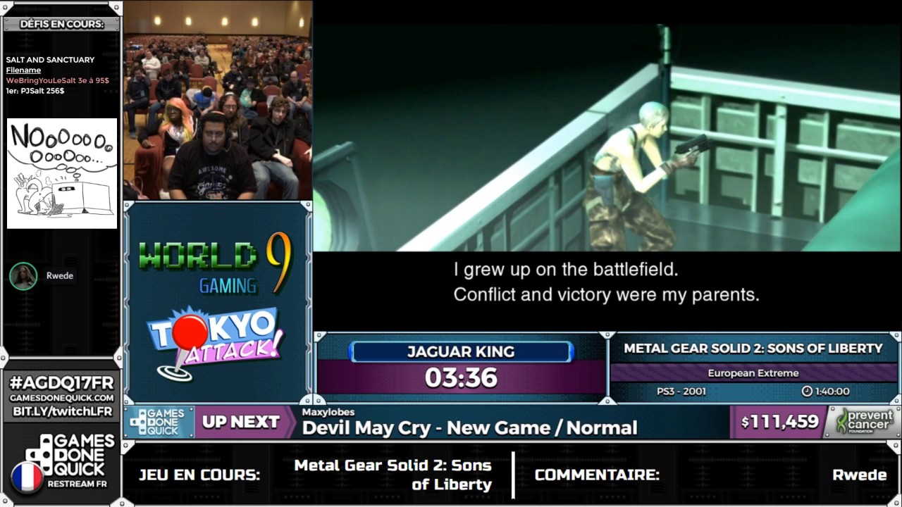 Metal Gear Solid 2: Sons of Liberty (Any% European Extreme) [AGDQ2017]