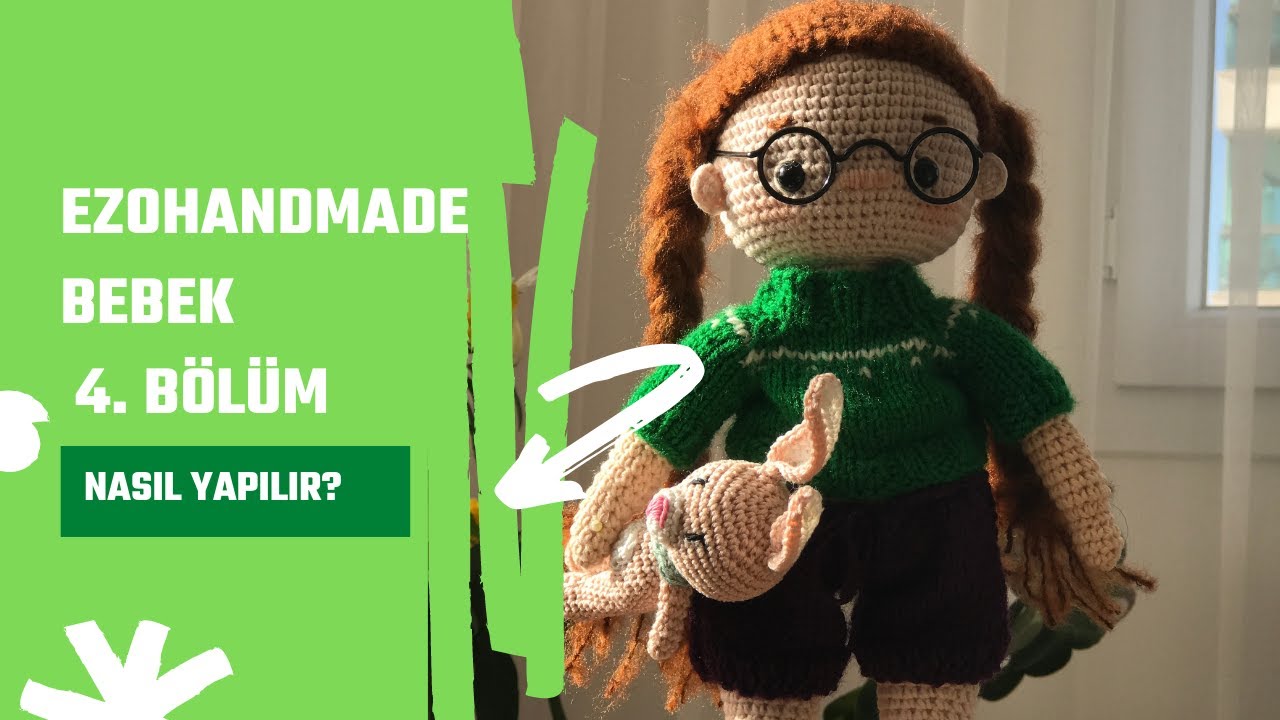 Amigurumi Eklemli Bebek Tarifi - 4. Bölüm Kollar ve Birleştirme Yapılışı